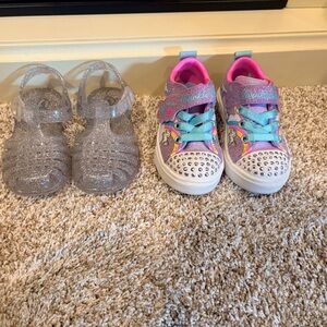 Girls Size 6 Bundle – Jellies & Light-Up Shoes